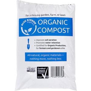OMRI Certified Organic Compost Size: 3.0 Gallons, 12-15 Pound Bag