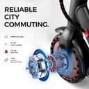 UrbanFish Electric Scooter for Adults, 350W Motor, 8.5" Tires, 16-19 Miles Long Range & 19 MPH Max Speed, Foldable Commuter E-Scooter with Dual Braking and APP Control