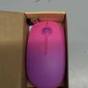 VssoPlor Wireless Mouse, 2.4G Slim Portable Computer Laptop Mouse with Nano Receiver Quiet Silent Optical Mice for Notebook, PC, Laptop, Computer-Gradient Purple