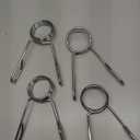 4 Pieces 2 Inch Dumbbell Spring Collars Barbell Clamps Locking Collars Clips for Weightlifting Exercise Fitness Training Supplies