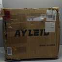 Ayleid Retractable Garden Hose Reel,5/8 in x 100 FT Wall Mounted Hose Reel, with 9- Function Sprayer Nozzle, Any Length Lock/Slow Return System/Wall Mounted/180Swivel Bracket (Grey)