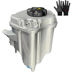 For 2007-2019 BMW X5 X6: Upgraded Aluminum Coolant Expansion Tank Reservoir Direct Fit Replacement for E70 F15 F85 E71 E72 F16 F86 | OE# 17138621092, 603-361 | Solve Coolant Leaks Permanently