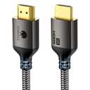 CONMDEX 16K HDMI 2.2 Cable 6.6ft — Designed for Stable High-Bandwidth Connections | 96Gbps Headroom, 8K@120Hz 144Hz / 4K@240Hz, eARC, HDR & VRR | Gaming Console, Graphics Card, TV, Monitor & Soundbar