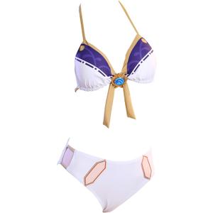 MEOWCOS Women's Swimsuits Two-Piece Swimsuit Halter Bikini Set Bathing Suit Swimwear L