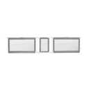 Summer Infant Custom Fit Walk-Thru Extra Wide Pet and Baby Gate, Fits Openings 65 - 87 (2 panels) or 87 - 141 (3 panels), 30 Tall, Install In-between Rooms or Doorways - Grey