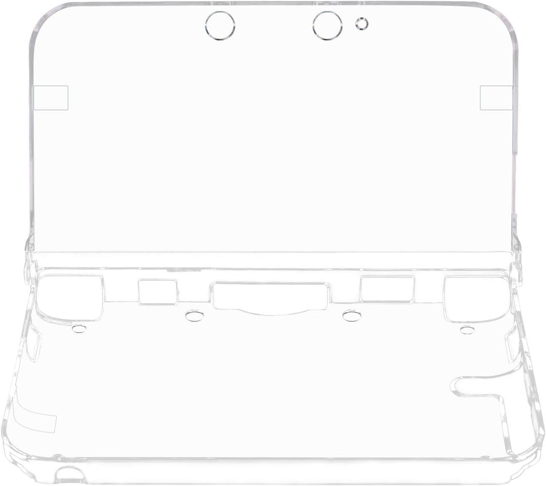 OSTENT Protective Clear Crystal Hard Guard Case Cover Skin Shell for Nintendo 3DS XL LL Color Clear White