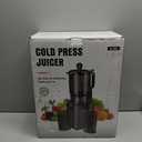 Juicer Machines with 5.8" Large Chute, 2-in-1 Cold Press Juicer for Whole Vegetables Fruits 400W, Masticating juicer Easy to Clean Juice Extractor Machine for Making Nut Mike, Juice, Premium Gray