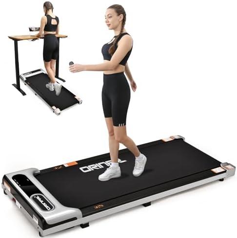 Orinar Walking Pad, Under Desk Treadmill for Home and Office, 2.5 HP Portable Treadmill, 3 in 1 Walking Jogging Running Machine with Remote Control, LED Display