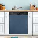 Navy Blue Dishwasher Magnet Cover Magnetic Sticker Dish Washer Door Panel Cover Fridge Kitchen Appliance Magnet Decal Sheet Decor 23x26 inch