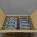 M MCIRCO 10-Pack,22 Oz Glass Meal Prep Containers,Glass Food Storage Containers with lids,Lunch Containers,Microwave, Oven, Freezer and Dishwasher (Gray)