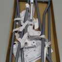 Regalo Safety Swing Down Bed Rail Guard for Toddlers, 43" Bed Safety Rail with Patented Gap Guard, Toddler Bed Rail Fits Twin, Full & Queen Beds, Guard Rail for Kids Bed, American Designed & Owned (White)