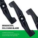 Grasscool HRR2169VKA Mulching Blades for Honda HRR216 HRR2169VYA HRR216VKA HRR216k10VKAA HRR216k9VKAA HRN216 HRX217 21" Walk-Behind Mower Replace 72511-VL0-S00 72531-VH7-000 72511-VH7-000