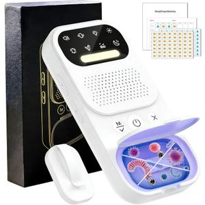 2026 New Wireless Bed wetting Alarm - Suitable for Boys, Girls, and Older Kids. with UV Mode, Night Light, Sound/Vibration, High Sensitivity Sensor.for Nighttime bedwetting Training.