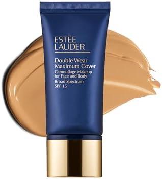 Estée Lauder Double Wear 24-Hour Maximum Cover Camouflage Foundation for Face and Body SPF 15 | Full Coverage | Covers Scars & Tattoos, 1.0 Fl Oz