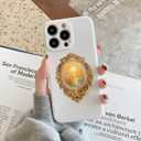 Veemoon 12 Pcs Miniature Photo Frames, 2.75 Inch Resin Vintage Decor, DIY Crafts Jewelry Making Phone Case Accessories