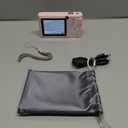 Digital Camera 4K for Kids: 48MP Pink Camera for Teens Photography - Christmas Birthday Gifts for Girls - 16X Zoom Shoot for Vlogging - Compact Camera for 6 7 8 9 10 Years Old- Toys for Toddler