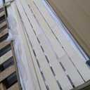 Queen Floor Bed Frame with Fence, Queen Size Floor Bed with Door & Safety Guardrails, Rubber Wood Montessori Bed for Boys & Gilrs, White