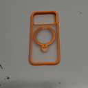 TORRAS Q3 Spin for iPhone 17 Pro Case, Patented 360 Magnetic Stand, Fit for MagSafe, Built-in Ring Holder Kickstand, Rugged Mil-Grade Protective Case for iPhone 17 Pro, Camera Control, Cosmic Orange