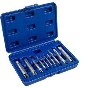 10Pcs Tap Extractor 3/4 Flute Broken Head Screw Remover Stripped Tap Extractor Set