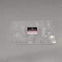 UNA GELLA Medium Square Gel Nail Tips Half Matte 312pcs Medium Square Gel Nails Full Cover False Acrylic Nails Tips for Press On Nails DIY Art Salon Nail Extensions, 12 Sizes