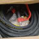 5000PSI Pressure Washer Gun and Hose Kit, 50FT Kink Resistant Steel Braided Power Washer Hose with 3/8" Swivel Quick Connector and M22 14mm Adapters Replacement/30" Extension Washer Wand