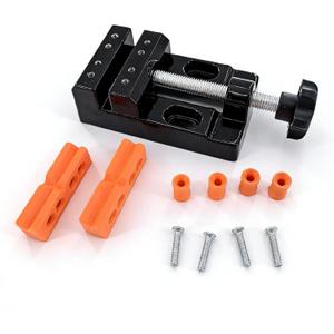 Mini Bench Vice Clamp Mini Flat Clamp Opening Parallel Table Vise for Watch Repairing Sculpture Craft Jewelry DIY Carving Tool