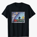 Gildan Softstyle, Lifting the Veil - Esoteric Alchemy symbol esoteric occult T-Shirt, Size Large