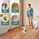 6 Pack Steam Mop Replacement Pads Compatible with Shark Steam Mops S1000/S1000A/S1000C/S1000WM/S1001C, Floor Steamer Pads Washable, Reusable Microfiber Cleaner Pads