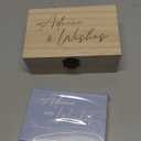 Advice and Wishes Cards Box - 50 Pcs Blue Wedding Advice Card for Bridal Shower, Baby Shower Advice Cards, Double Sided Advices and Well Wishes Box for Graduation, Christmas, Birthday Party