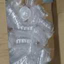 50 Set 100PCS Clear Plastic Fillable Ornaments,Transparent DIY Christmas Fillable Ball,Plastic DIY Fillable Decoration Balls 5 Different Sizes for Christmas Tree,Wedding,Party,Home Decor