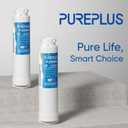 PUREPLUS Refrigerator Water Filter, Compatible with Frigidaire EPTWFU01, EWF02, Pure Source Ultra II, 3Pack