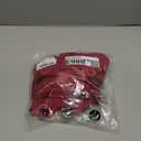 BMJL Women's Blouses Dressy Casual Satin Silk Long Sleeve Shirts Business Casual Tops (Red)