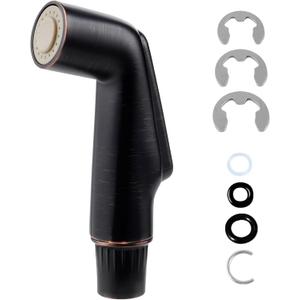 Hygie Rinse Kitchen Sink Side Sprayer Head Replacement Universal Sink Sprayer Attachment Compatible with Delta, Moen, Kohler OEM Brand, Kitchen Sink Faucet Sprayer Head, Oil Rubbed Bronze