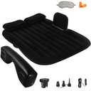 QDH Car Universal SUV Camping Mattress with Car Air Pump 2 Pillows (Black)