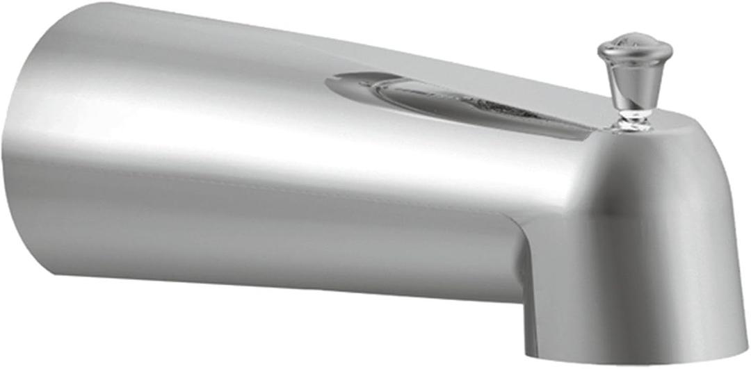 Moen 3853 Eva Replacement 7-Inch Tub Diverter Spout 1/2-Inch Slip Fit Connection, Chrome