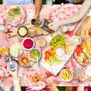 170 PCS Cherry Birthday Party Supplies Serves with 24 Includes Plates and Napkins,Banners,Cups and Tablecloth, Birthday Decorations(Cherry)