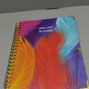 Planner 2026-2027, 18 Months Weekly and Monthly Daily Planner from January 2026 - June 2027, 8.5" x 11" A4 Large Hardcover Agenda Organizer Book 2026 with Tabs, Spiral Yearly Calendar Planners for School Work Home, Colorful Feather