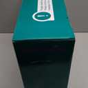 8 Pack 36oz Large Glass Meal Prep Containers with lids, Glass Food Storage Containers with Leak Proof Snap Lock Lids , Airtight Bento lunch Boxes, Kitchen Storage, Oven, Freezer and Dishwasher Safe (Black)