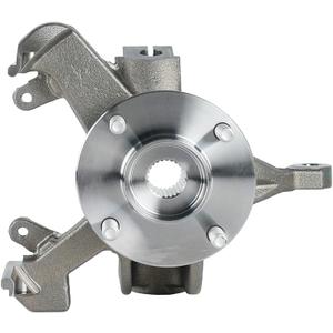 MISIOEK Steering Knuckle Wheel Bearing Hub Assembly Front Left Driver Side Compatible with 2000-2004 Ford Focus, Replace BR930263K 2M5Z3K186BA
