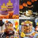 3 x 1pc Halloween Skull Silicone Mold, Halloween Cake Decoration Fondant Molds, Suitable for Halloween Party Decoration, Candy, Chocolate, Sugar Craft, Gum, Epoxy Resin, Clay, Plaster