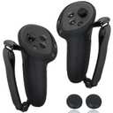 Controller Grip Sleeve Compatible with Meta Quest 3/Quest 3s, VR Controllers Non-slip and Sweat Resistant Straps Silicone Covers for Better Comfort
