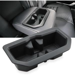 Auovo Cup Holder Insert for 2024-2025 2026 Toyota 8-Seat Sequoia Accessories 2022-2025 2026 Tundra Accessories 2nd-Row Seat TPE Drink Bottle Holder Interior