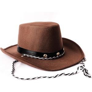 Baby Sized Cowboy Hat,Baby Cowgirl Hats, Infant Party,Toddler Hats-One Size Fits (Brown)