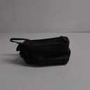 Leather Toiletry Bag For Men Buffalo Leather Unisex Toiletry Bag Travel Dopp Kit (Black)