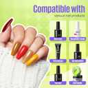 4 x MEFA 15 Sizes Short Coffin Nail Tips - 300 Pcs Half Matte Full Cover Press on Nails, Pre-shape Gel Nail Tips for Nail Extension Home DIY Salon Manicure