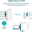 TP-Link ER605 V2 Wired Gigabit VPN Router, Up to 3 WAN Ethernet Ports + 1 USB WAN, SPI Firewall SMB Router, Omada SDN Integrated, Load Balance, Lightning Protection