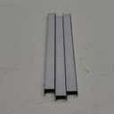 Lateral Front to Back File Bar Rails Hanging File Rails Filing Cabinet Parts Stainless Steel File Drawer Rails 15.76 Inches Long (6 Pieces)