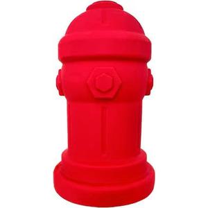BARK POTTY SOFT SILICONE FIRE HYDRANT POTTY TRAINING FOR SMALL DOGS, 4X7 IN, RED