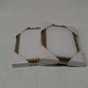 upsimples 5x7 Picture Frame with Real Glass, Ornate Vintage 5 x 7 Photo Frames for Wall Decor or Tabletop Display, Gold, 2 Pack