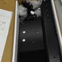 Single LCD Computer Monitor Free-Standing Desk Stand Mount Riser for 13 inch to 32 inch screen with Swivel, Height Adjustable, Rotation, Vesa Base Stand Holds One (1) Screen up to 77Lbs(HT05B-001)) (Black)